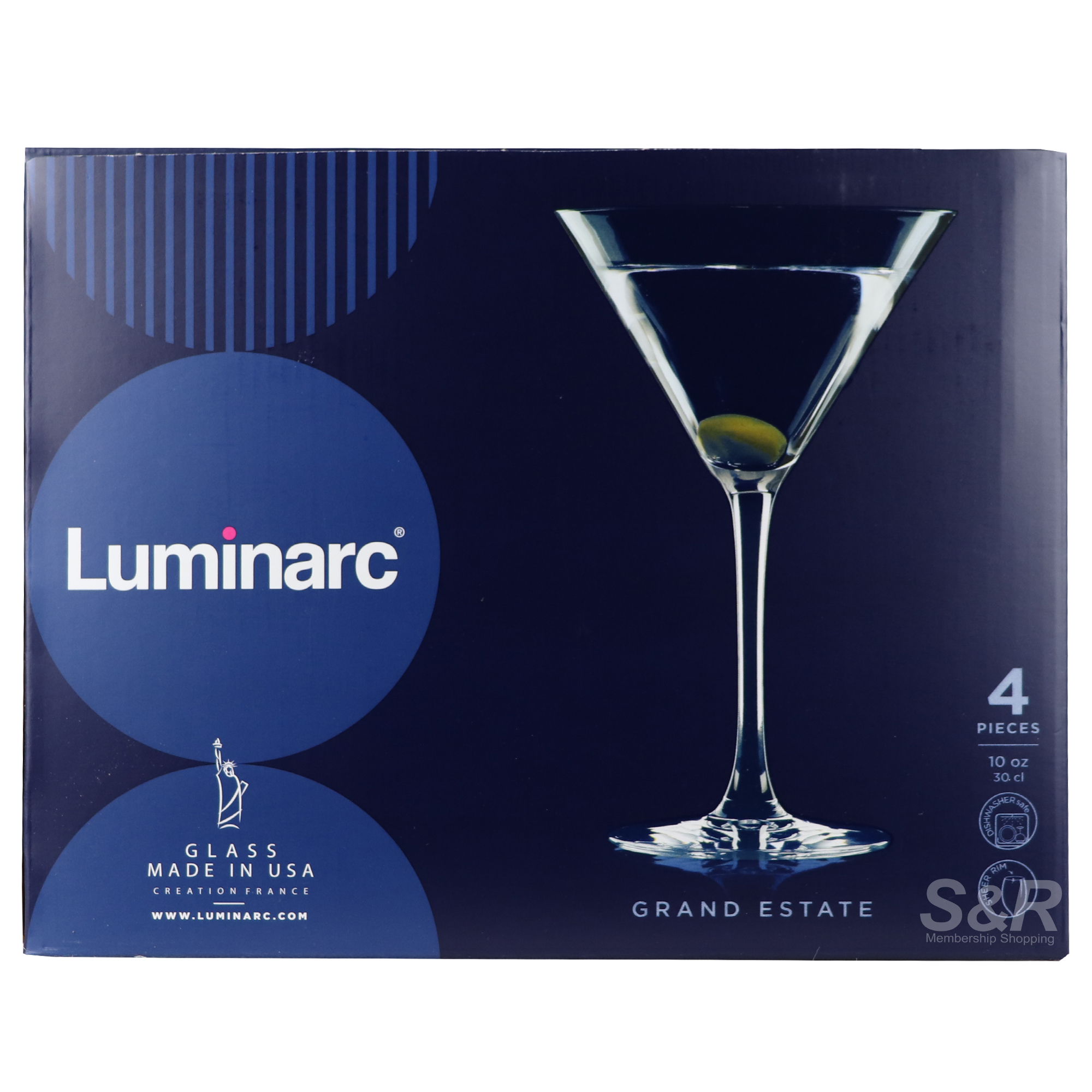 Luminarc Grand Estate Martini Glass 4pcs Luminarc Grand Estate Martini Glass 4pcs